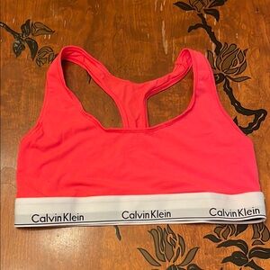 Calvin Klein Hot Pink Bralette